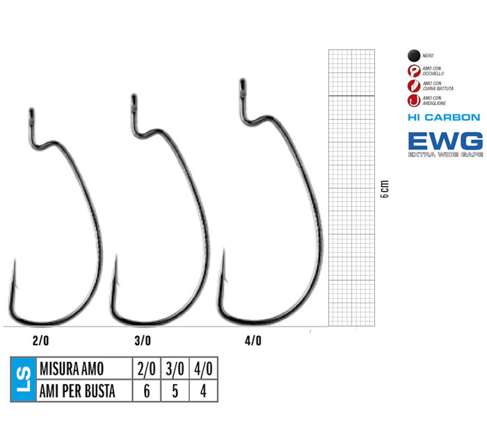 GAMAKATSU WORM OFFSET EWG SL